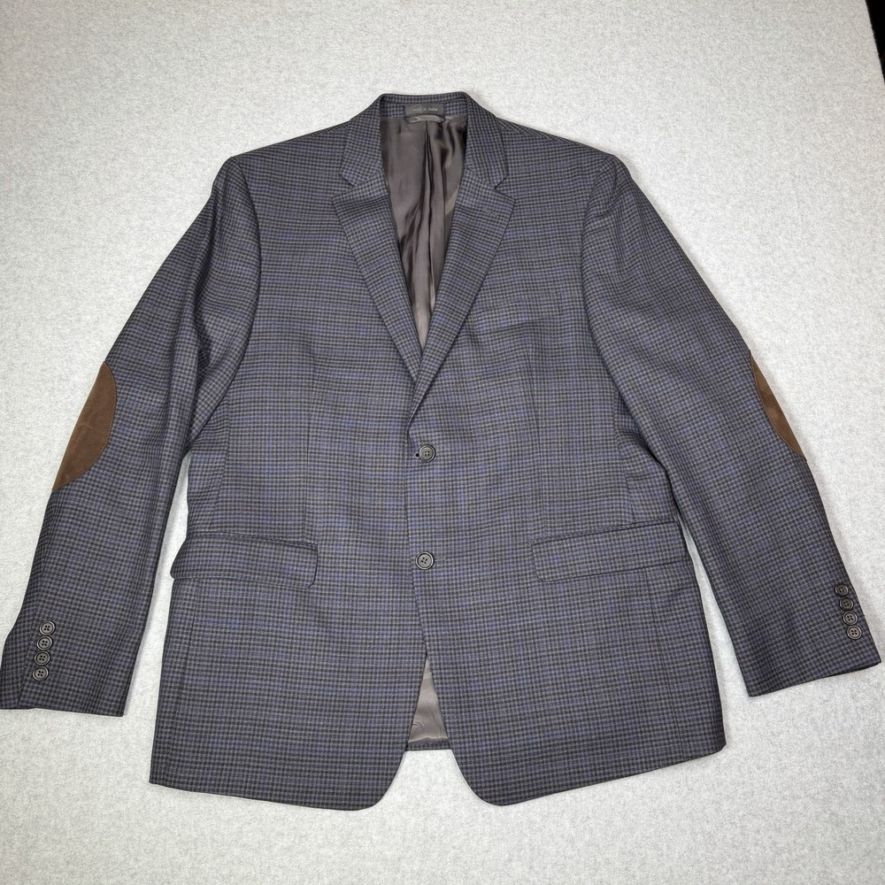 Lauren Ralph Lauren Black Label Men's 44 R Blazer Sport Coat Jacket Plaid Check